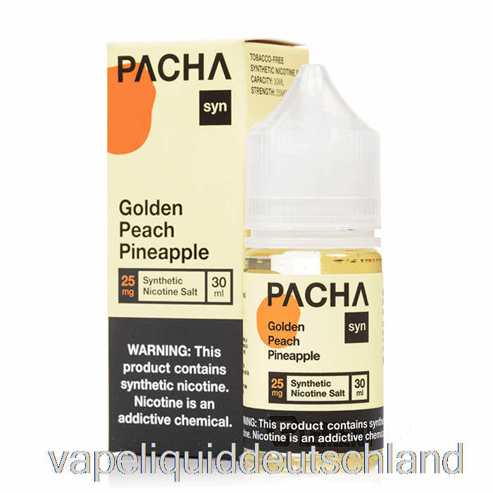 Goldene Pfirsichananas – Pacha-Syn-Salze – 30 Ml, 25 Mg, Vape Deutschland